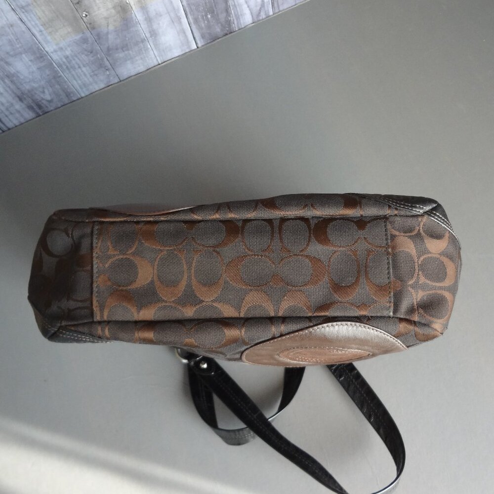 Coach signature circle patchwork tote bag - Picture 10 of 16